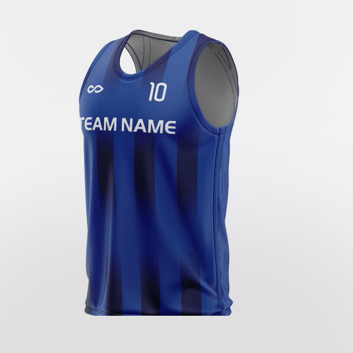 Cikers Sports Training Bibs Blue and Black / L Vintage Blue Stripe - Training Bibs Custom Design Sublimation