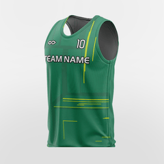 Cikers Sports Training Bibs Green / L Green Stripe - Custom Training Bibs Design Sublimation Online