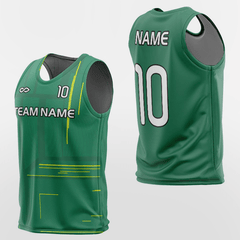 Cikers Sports Training Bibs Green Stripe - Custom Training Bibs Design Sublimation Online