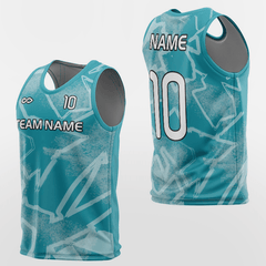 Cikers Sports Training Bibs Pop Camouflage - Custom Training Bibs Design Sublimation Cyan