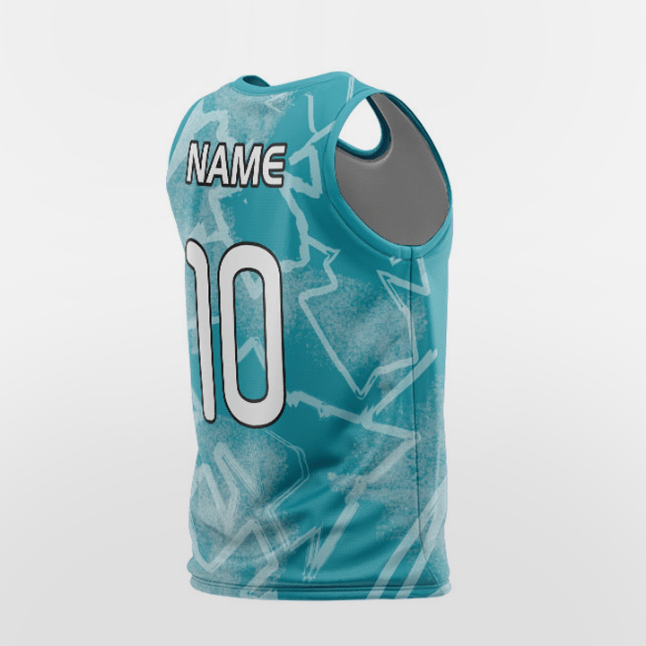 Cikers Sports Training Bibs Pop Camouflage - Custom Training Bibs Design Sublimation Cyan