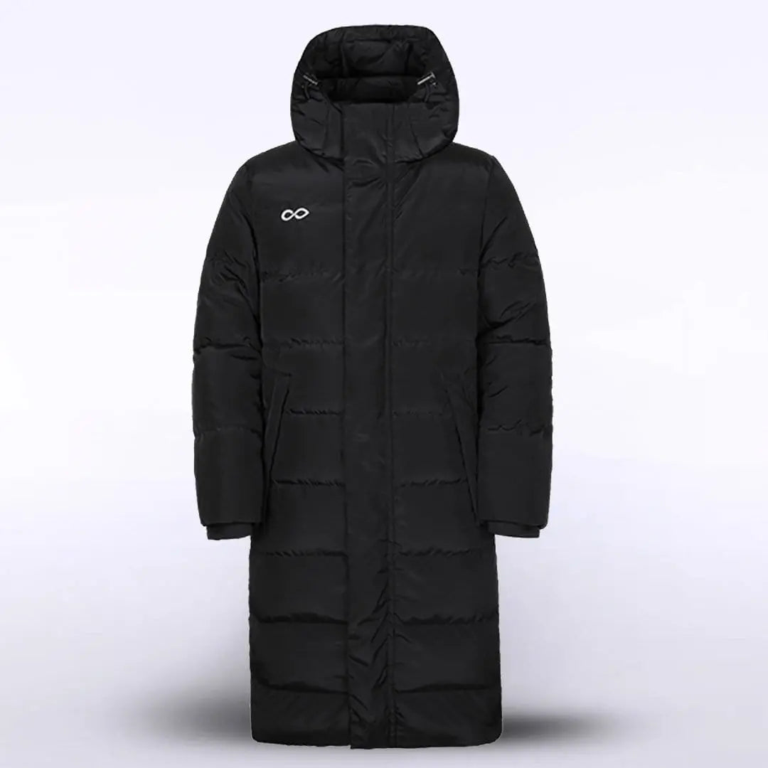 Cikers Sports Warm-Ups Black / 120 AI Kids Long Winter Puffer Jacket