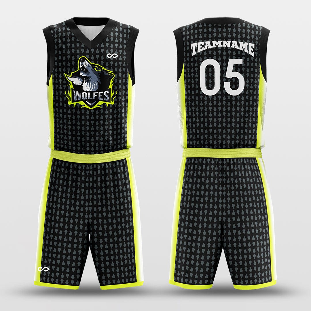 Cikers Sports Waterdrop - Customized Sublimated Basketball Set