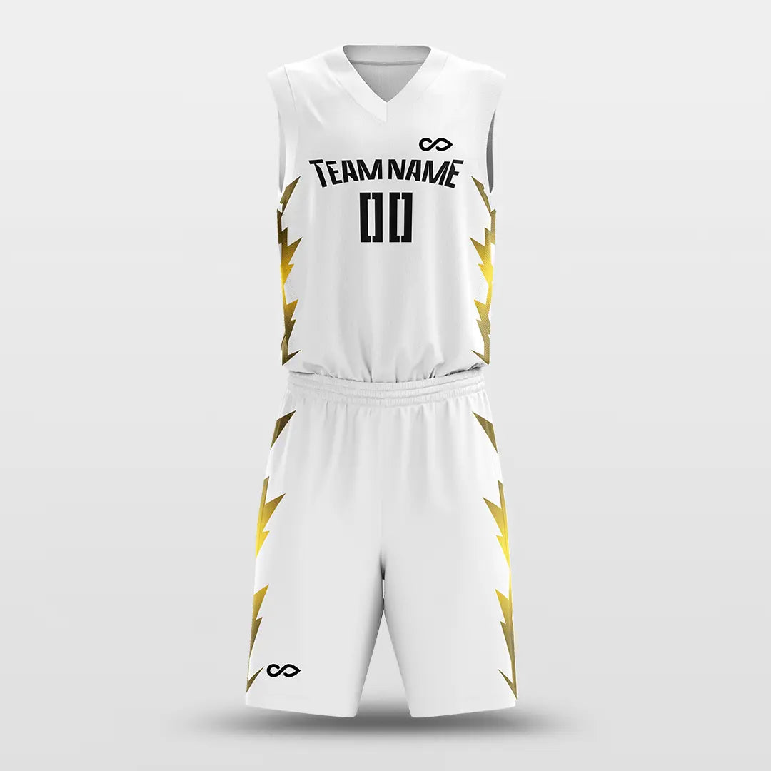 Cikers Sports White / S Spark - Customized Sublimated Basketball Set