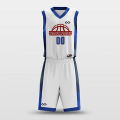Cikers Sports White / S Tower - Customized Sublimated Basketball Set