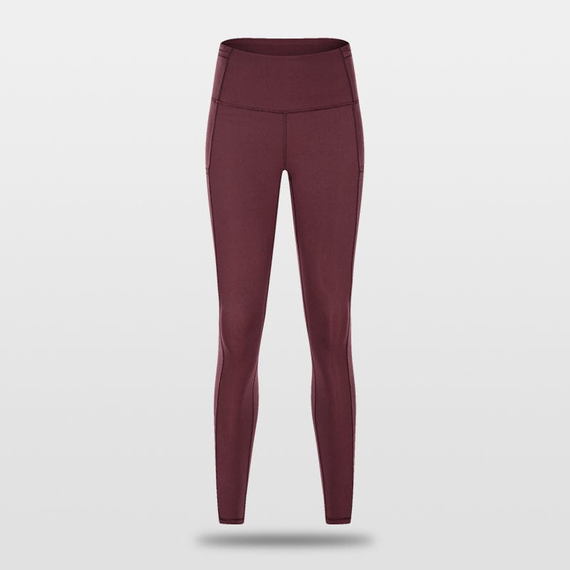 Cikers Sports Yoga Dark Red / S Classic 2 - Customized Womens Yoga Leggings