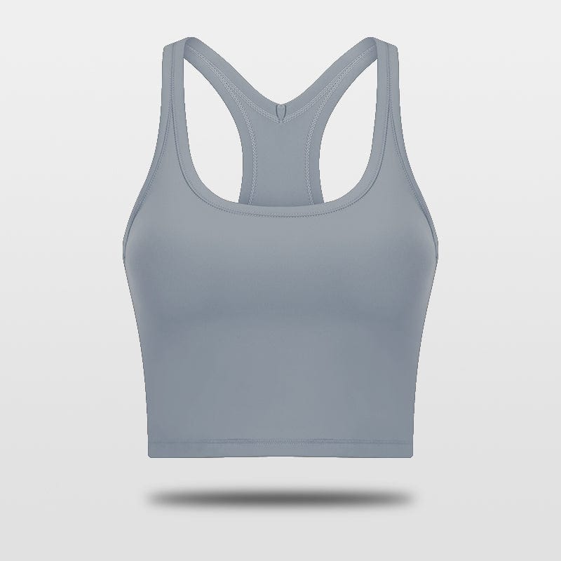 Cikers Sports Yoga Grey / S Classic 3 - Customized Sports Bra