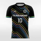 Classic Rainbow - Women Custom Soccer Jerseys Design Black
