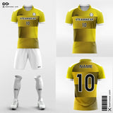 Color Block Soccer Jersey Kit Yellow