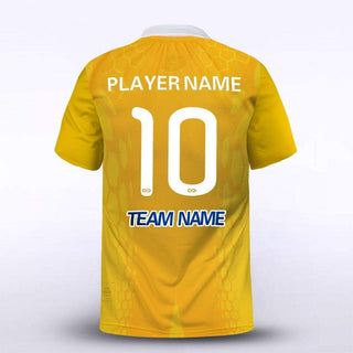 Yellow Custom Soccer Uniform