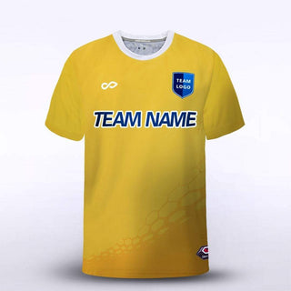 Yellow Men Soccer Jersey