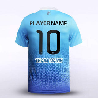 Sky Blue Custom Football Shirts