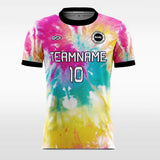 Cool Tie Dye - Men's Custom Soccer Team Jerseys Design Painting