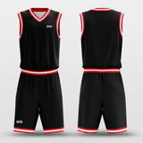 custom black basketball jerseys