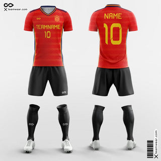 Custom Red Soccer Jersey