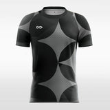 custom soccer jerseys black and grey