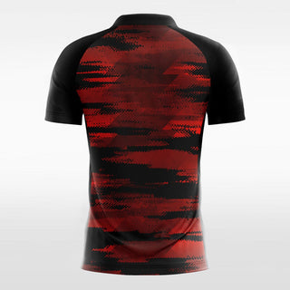 custom soccer jerseys red mosaic