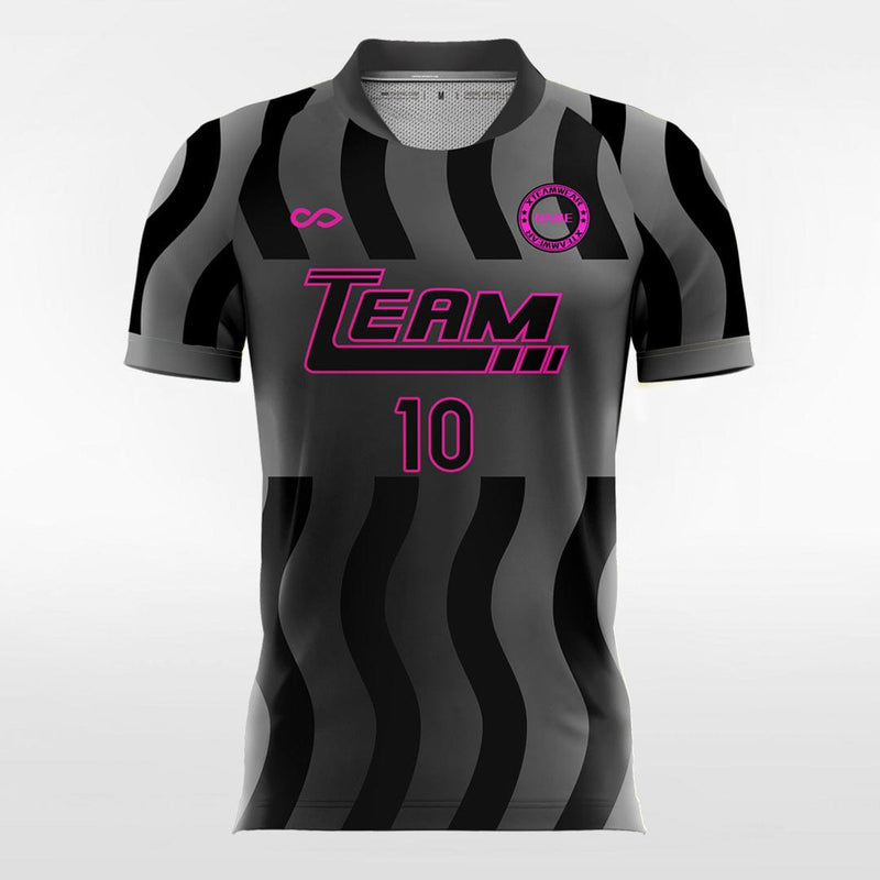 Black Soccer Jerseys/Shirts Custom Design Online for Team-XTeamwear