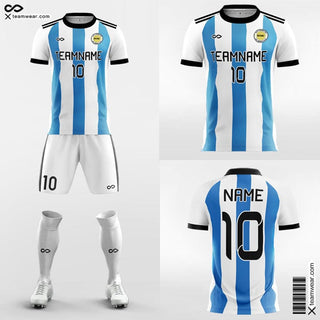 Custom Striped Soccer Jerseys Design for High School