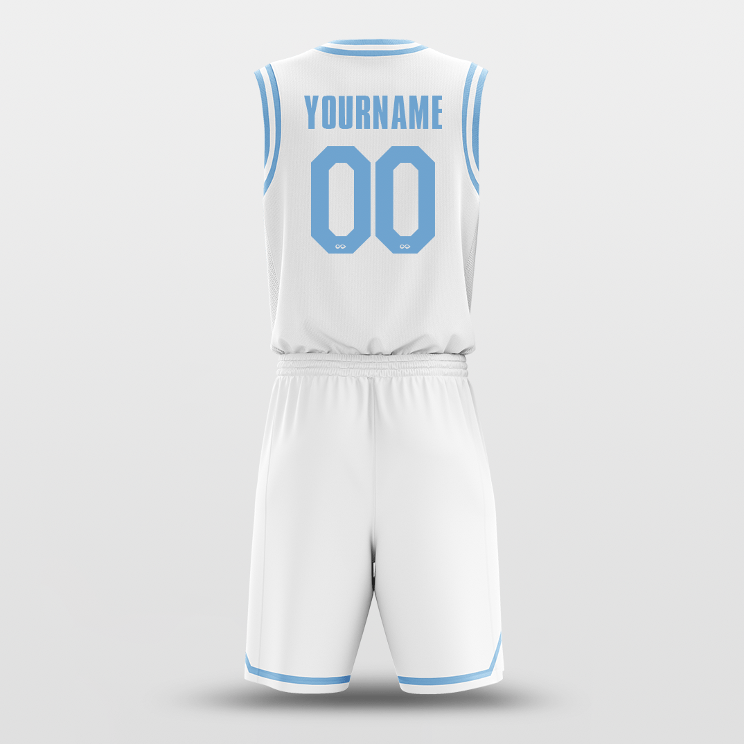 LA RAMS BLUEWHITE Adult V-Neck Custom Basketball Jerseys