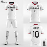 Custom White Soccer Jersey Kit