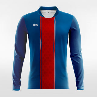 Dark Blue Soccer Team Jersey Design