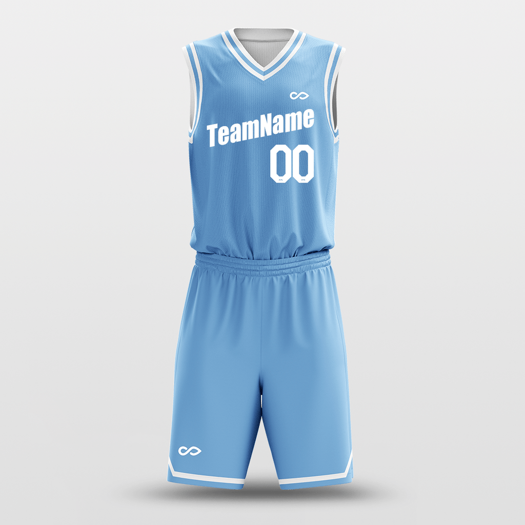 Custom Light Blue Basketball Jerseys