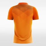 Custom Orange Fluorescent Sublimated  Jersey