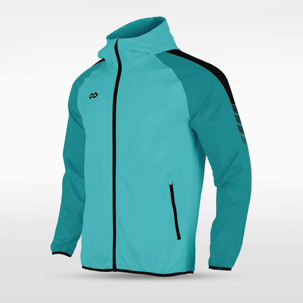 Mint Embrace Wind Customized Full-Zip Jacket Design