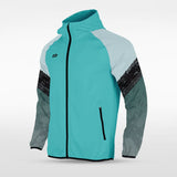 Mint Embrace Splash Customized Full-Zip Jacket Design