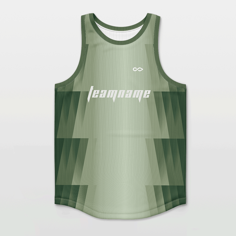Color Green Basketball Jerseys Custom Design-XTeamwear