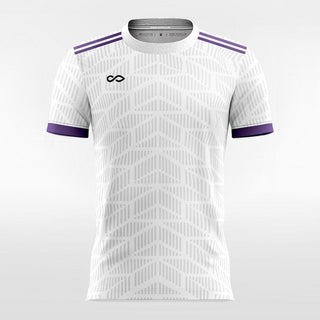 White Scallop Soccer Jersey