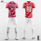 Fashion Soccer Uniforms Red