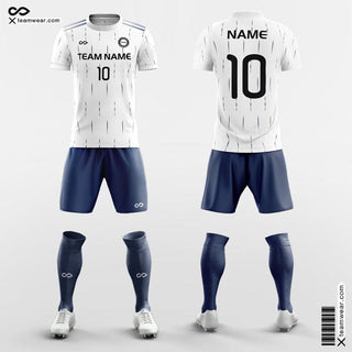 Fashion White Soccer Jersey Kit