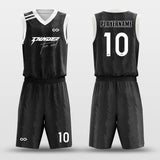 Custom Black Basketball Uniform