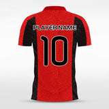 Red and Black Sublimated Shirts Design