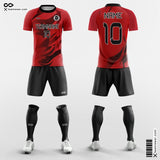 Fire Graphic Soccer Jersey Kit