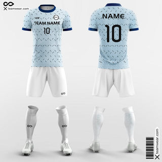 Geometry Soccer Jersey Blue