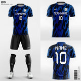 Graphic Soccer Jersey Blue