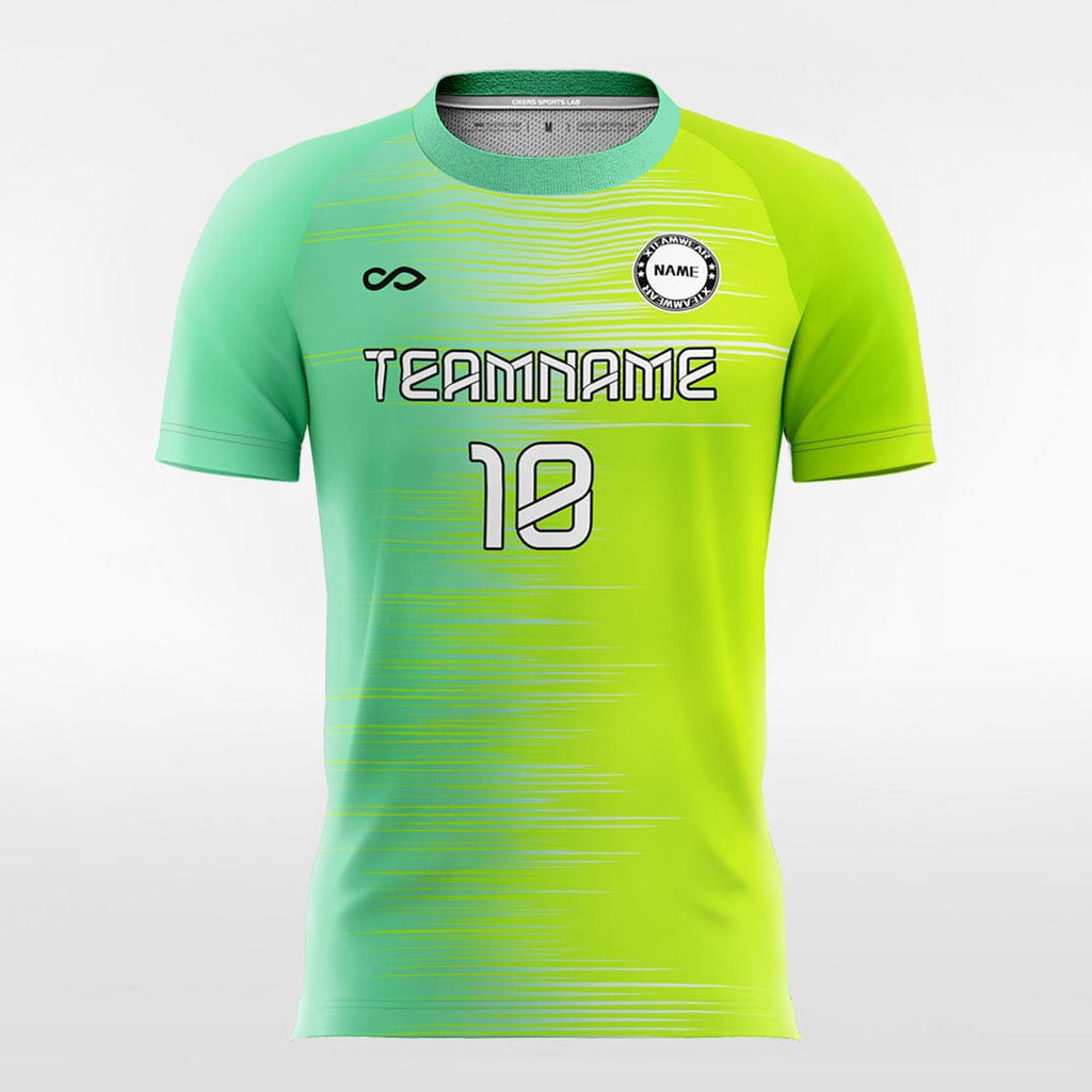 Green and Yellow Soccer Jerseys