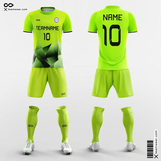 Green Soccer Uniforms Custom Design