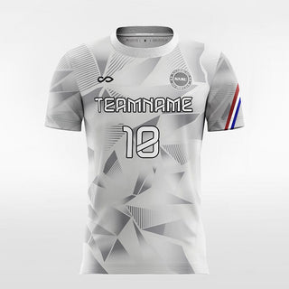 Grey 3D design womens jersey