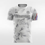 3D Geometry - Women Custom Soccer Jerseys Design Grey