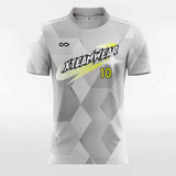 Grey Argyle-Print - Women Custom Soccer Jerseys Design Online