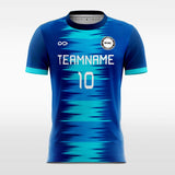 3D Gradient Stripe - Custom Kids Soccer Jerseys Design Blue