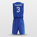 Blue Basketball Jersey Set