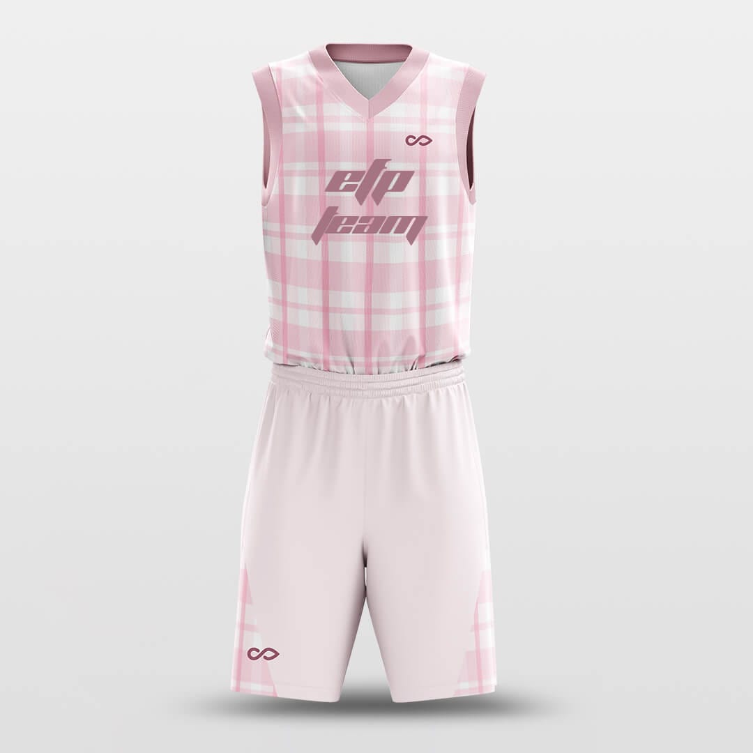 Superstar - Custom Sublimated Basketball Uniform Set Pink-XTeamwear