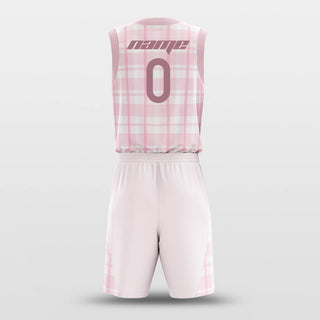 pink basketball uniform set