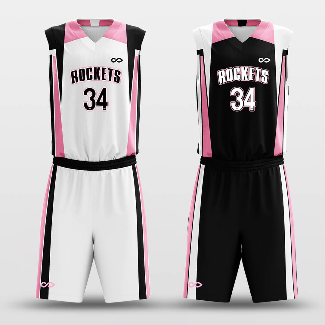 Rockets Black - Customized Basketball Jersey Design for Team-XTeamwear