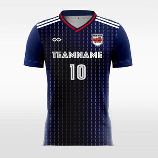 Navy blue soccer jerseys